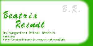 beatrix reindl business card